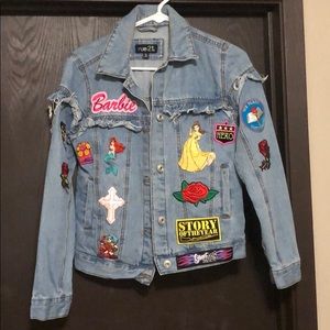 Denim Patchwork Jacket